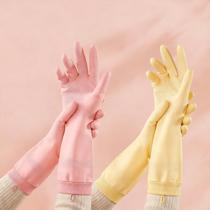 Rubber kitchen gloves, 33 cm