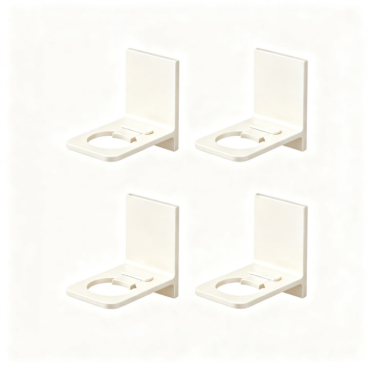 Adjustable bathroom shelf made of aluminum