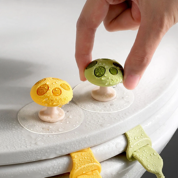 Silicone toilet seat lifter