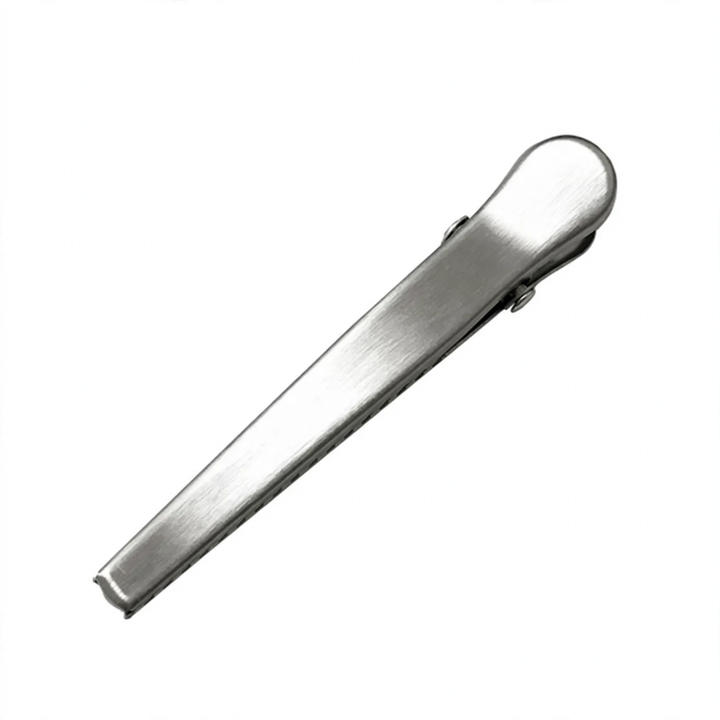 Stainless steel closure clip for bags