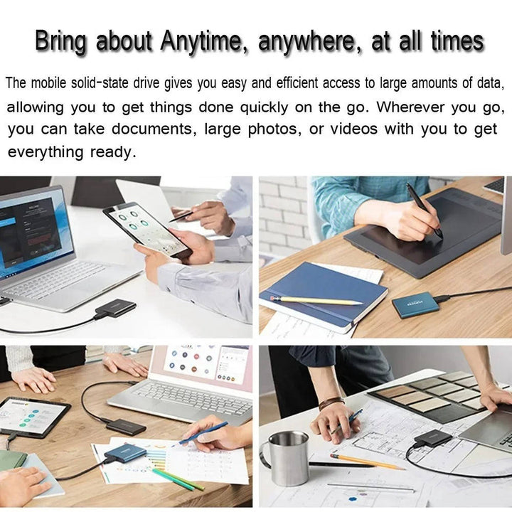 Portable External SSD Hard Drive