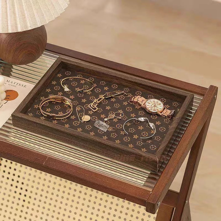 Wooden jewelry tray, modern-minimalistic