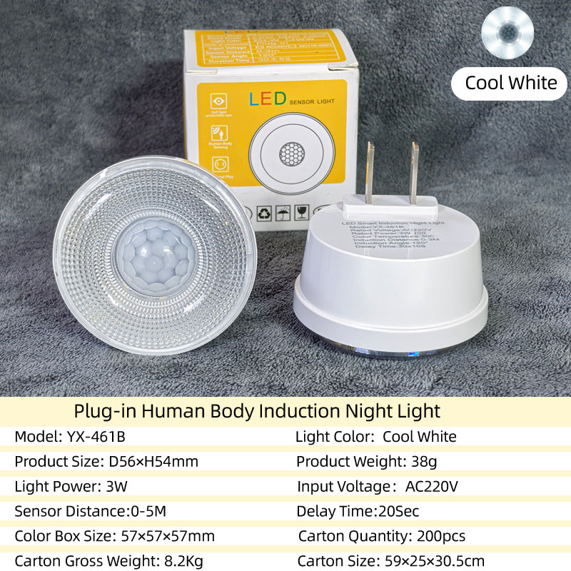 Motion Sensor Night Light, LED, Plug-in