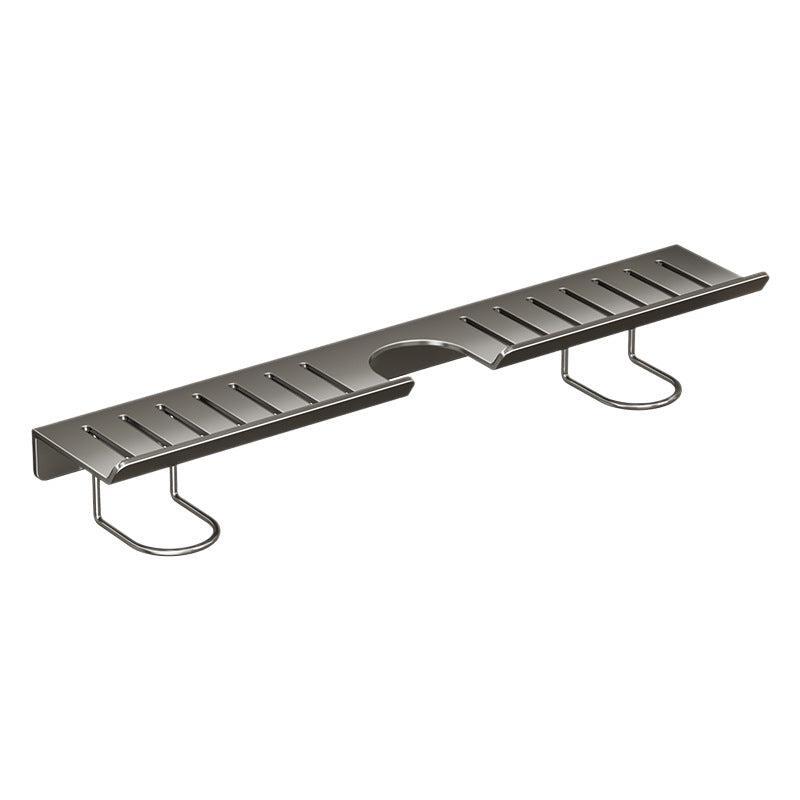 Wall shelf for sink, steel, without drilling