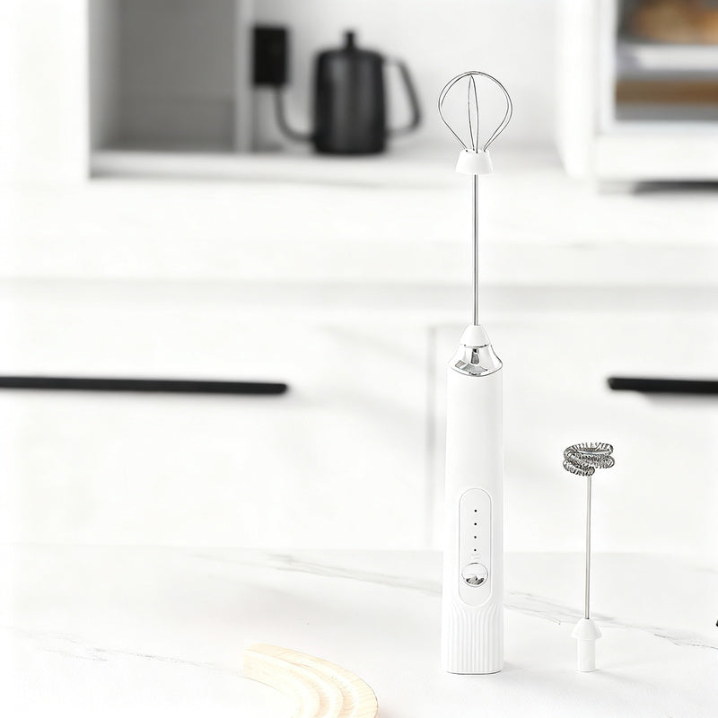 Electric milk frother, USB-C, multiple functions