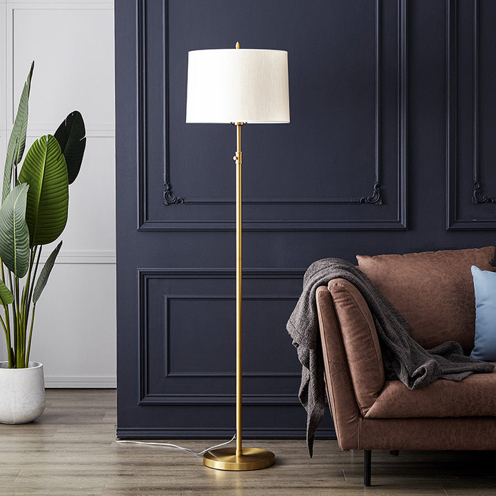Floor lamp, copper, LED, 12W