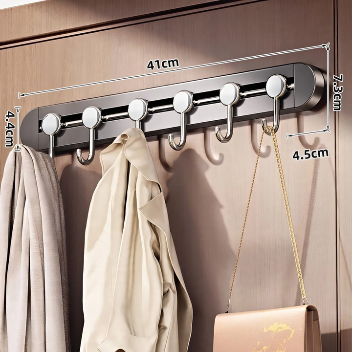 Door hooks without drilling, steel construction