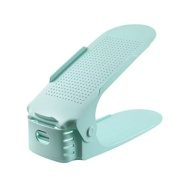Foldable shoe rack made of plastic