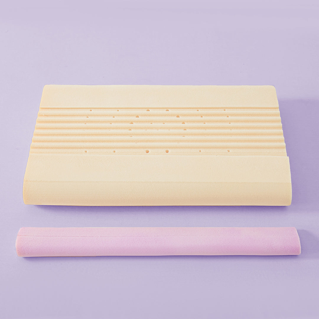 Silicone pillow with sticks, 66×40 cm, various heights
