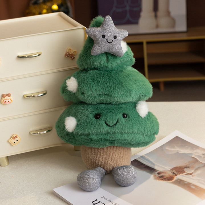 Christmas plush toy, Christmas tree, star or snowball