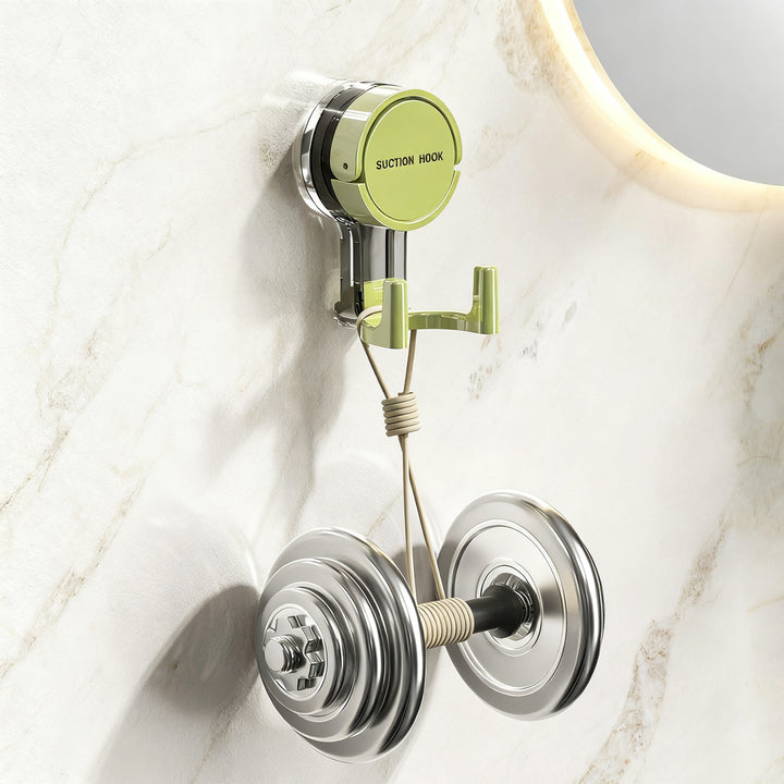 Suction cup double hooks, waterproof, no drilling