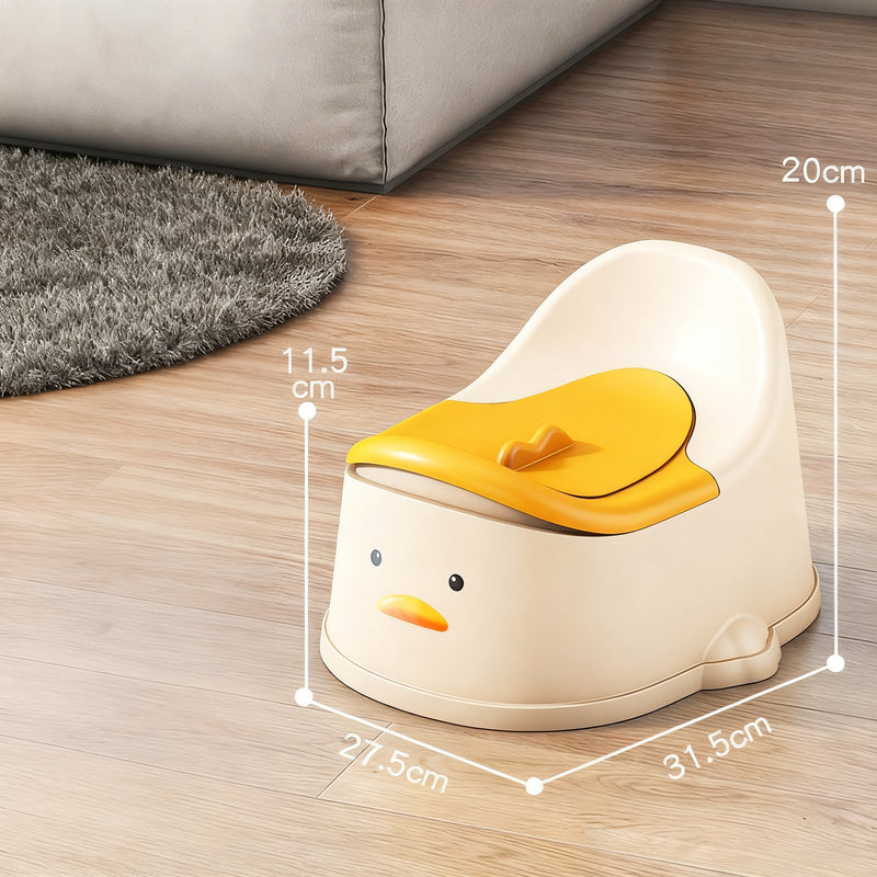 Toilet seat with backrest for children