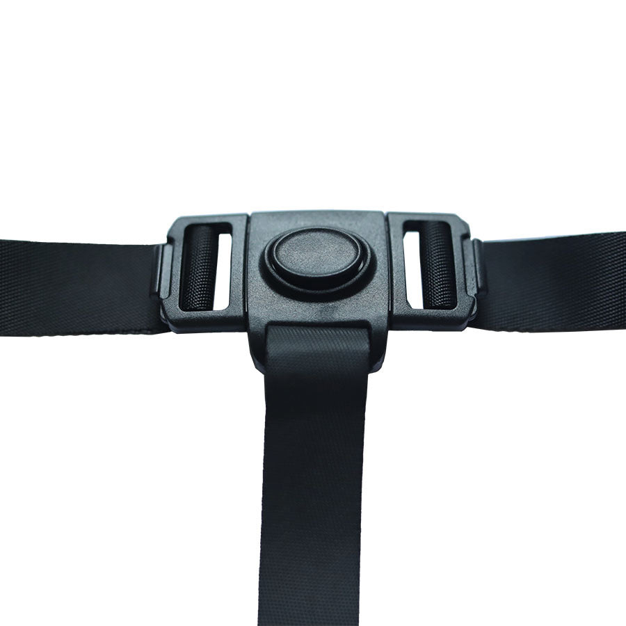 Safety belt for high chair, three-piece, made of nylon