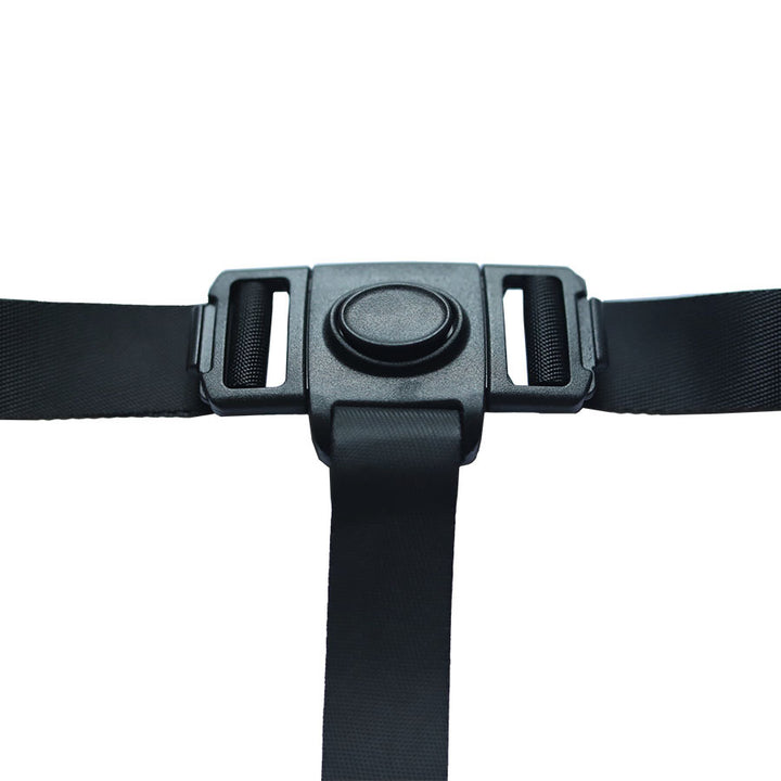 Safety belt for high chair, three-piece, made of nylon