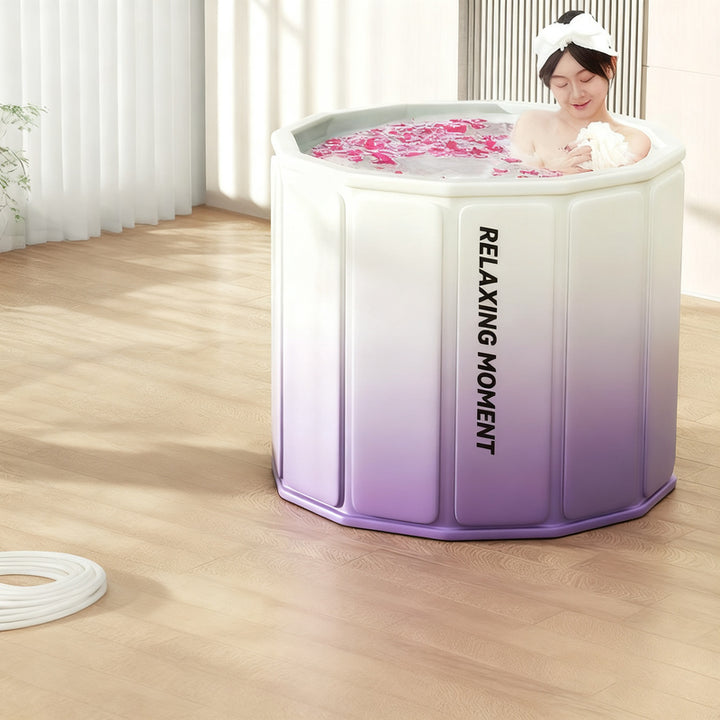 Foldable PVC Bathtub for Adults