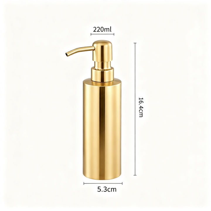 Soap dispenser made of stainless steel, 304, pressure pump