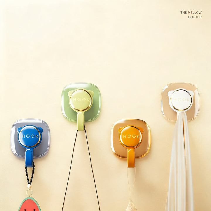 Self-adhesive wall hook, load-bearing