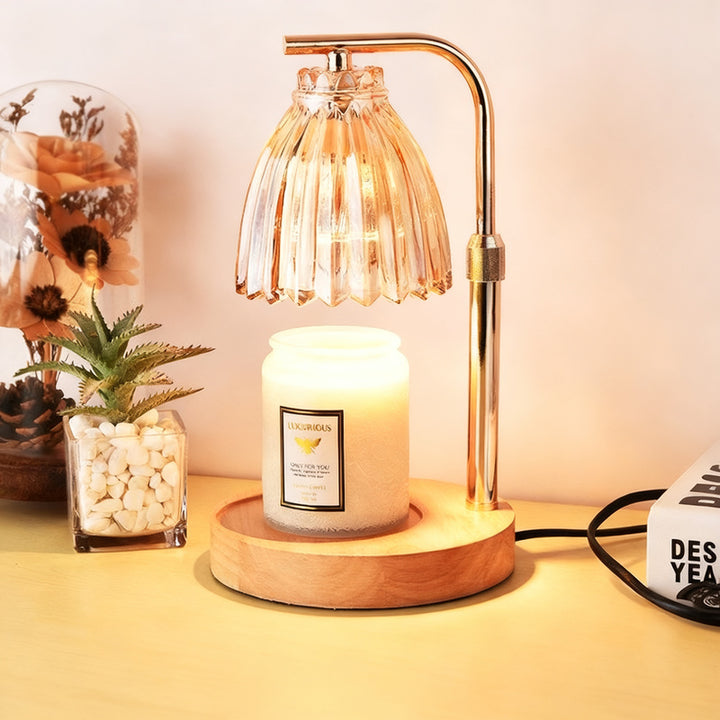 Wax melt fragrance lamp with dimmer function