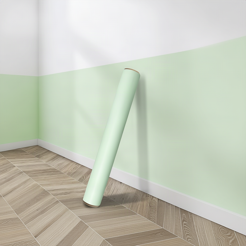 Transparent protective film for walls, waterproof