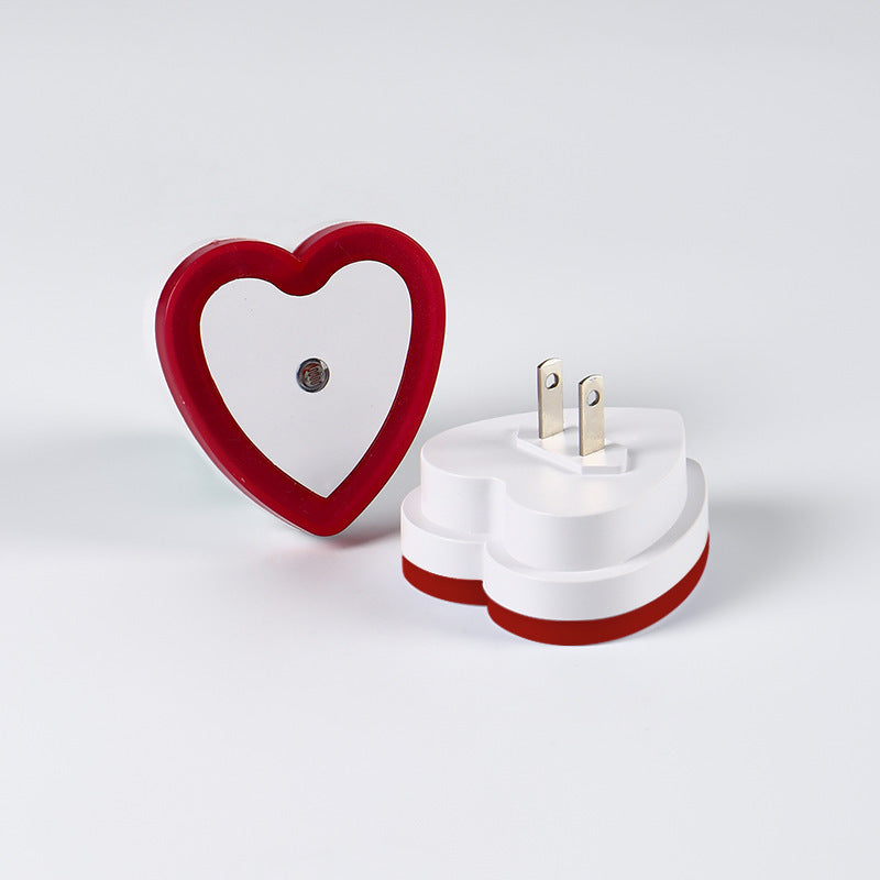 Socket night light with light sensor, LED