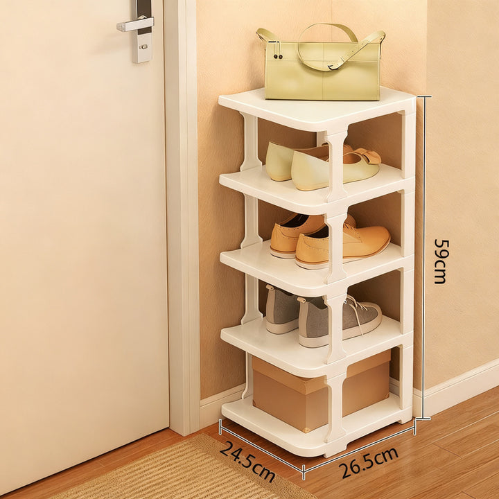 Plastic shoe rack, 9-layered