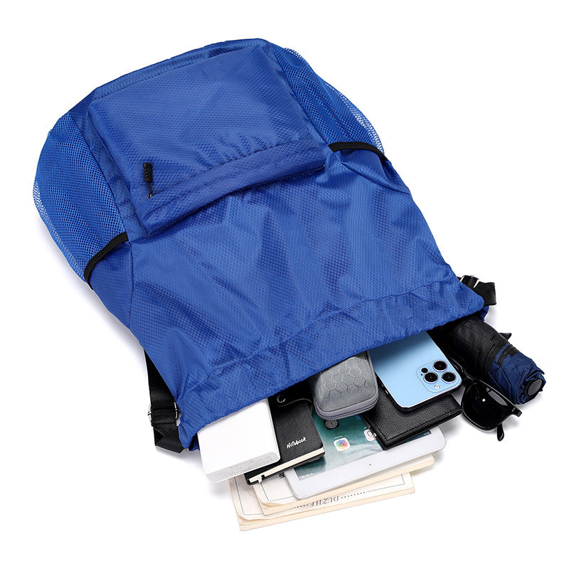 Drawstring backpack, 20–35 L, Polyester