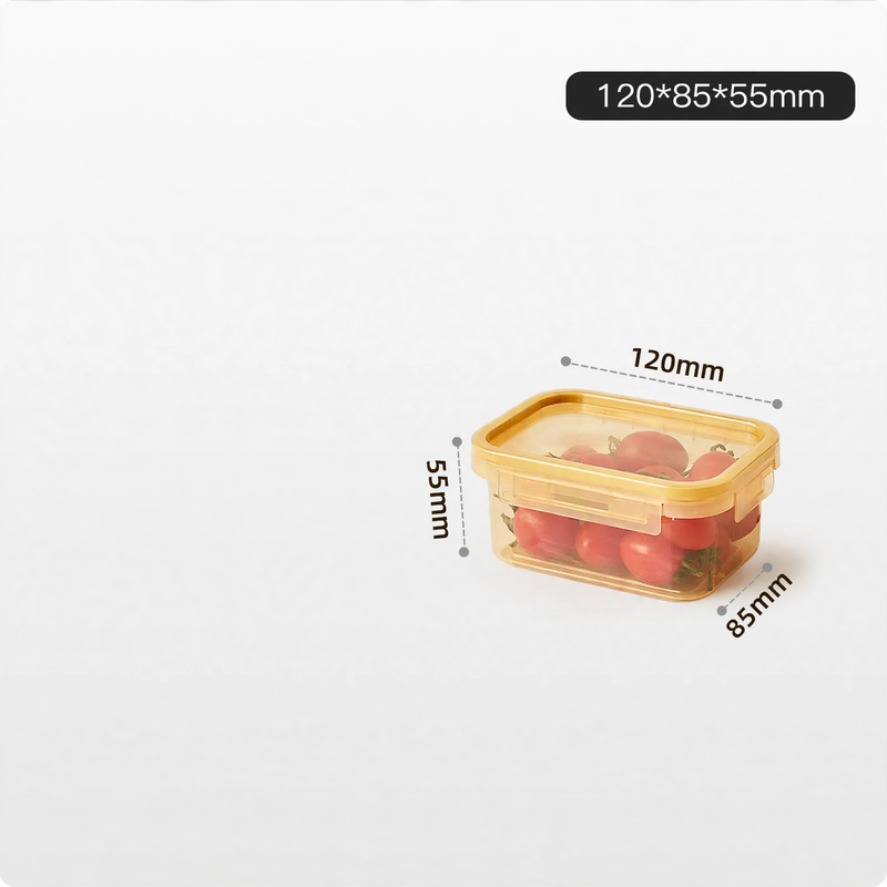 Plastic storage boxes, 200–900 ml
