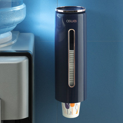 Cup holder, automatic, dust-proof, no drilling