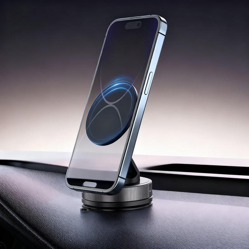 Magnetic Car Phone Mount made of Aluminum