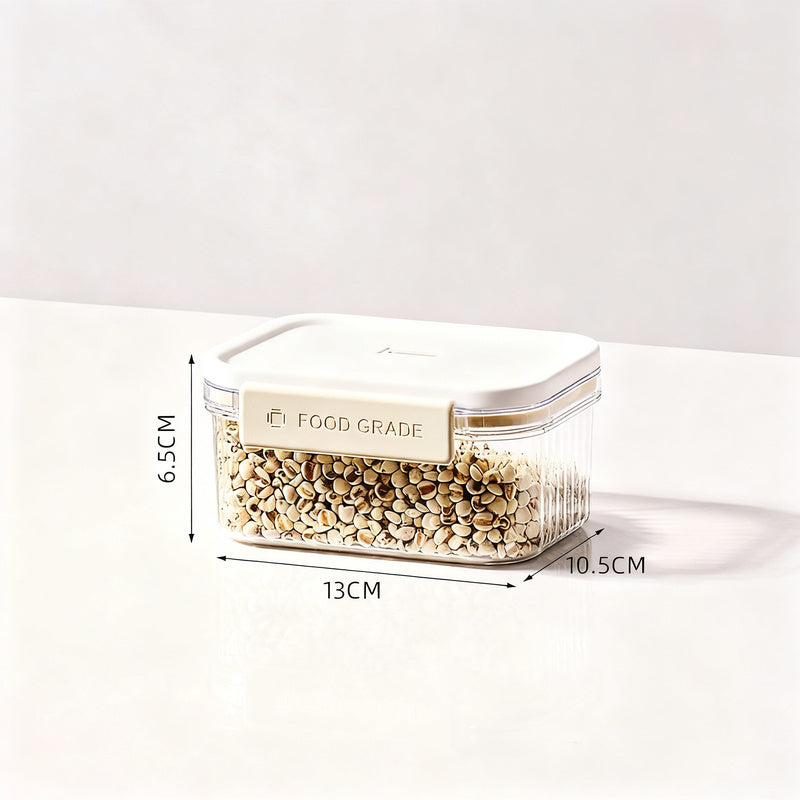 Airtight plastic containers for food
