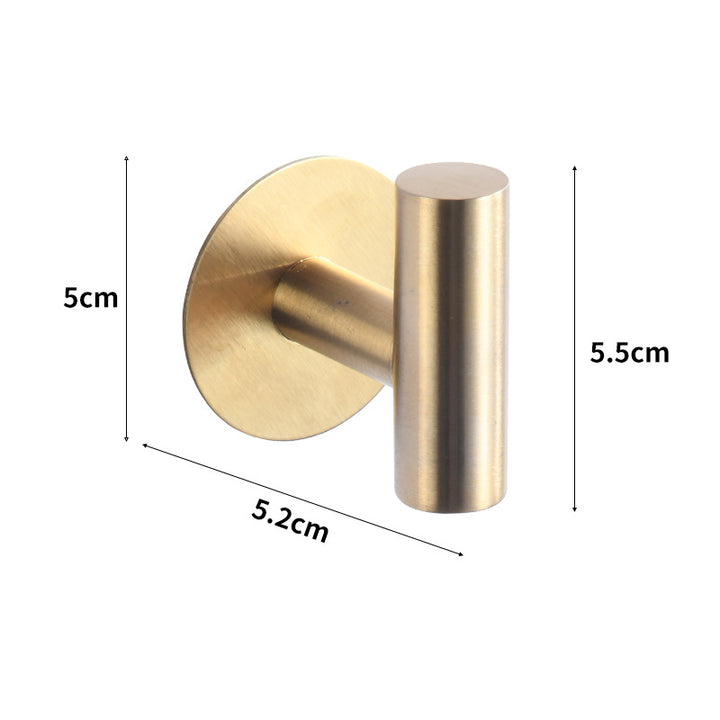 Stainless steel wall hooks, adhesive, bathroom and kitchen