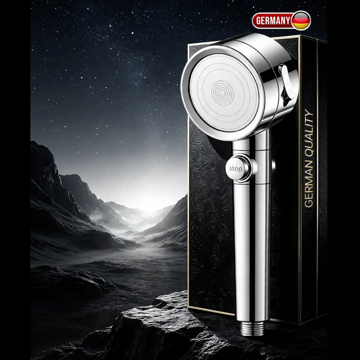 High-pressure shower head with turbo function