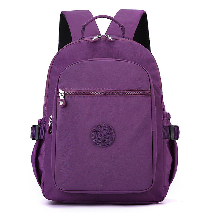 Nylon backpack for women, large capacity