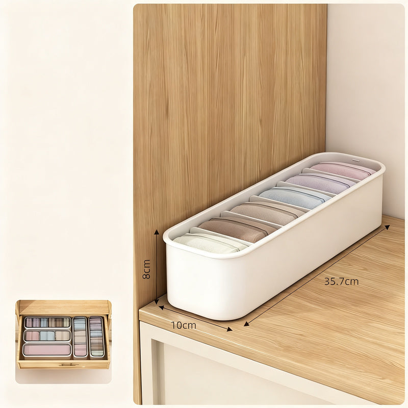 Storage box for underwear and socks, PP