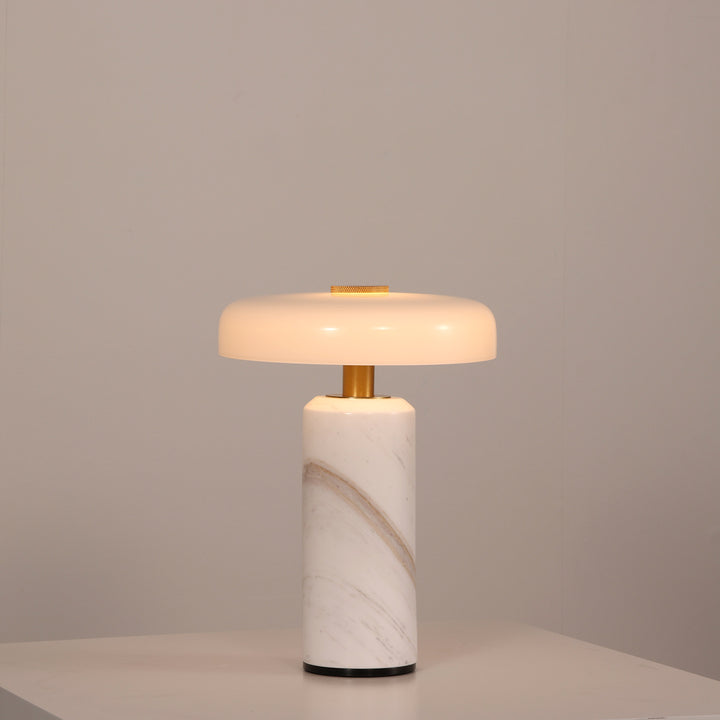 Portable table lamp, marble, LED, touch switch