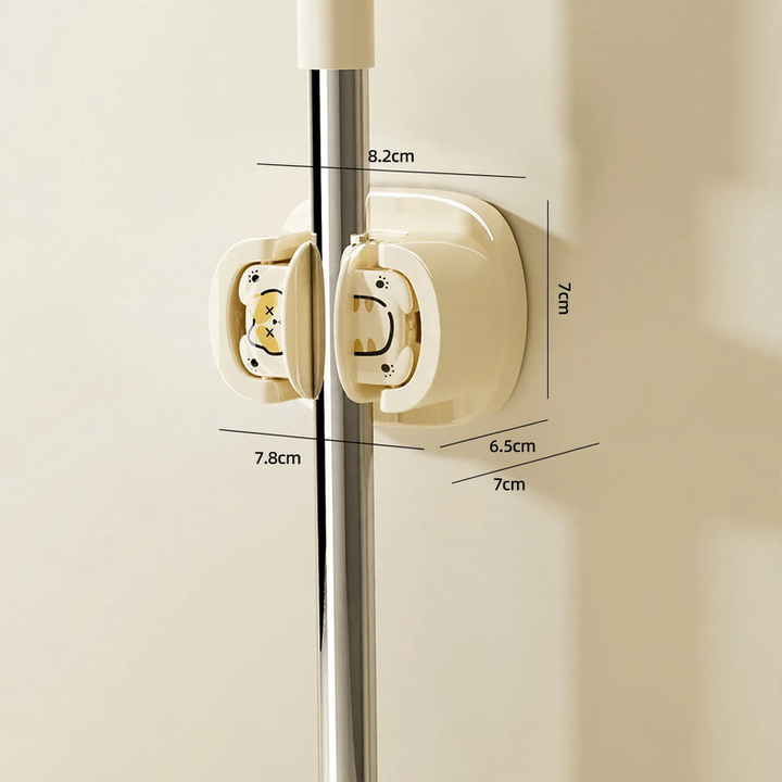 Suction cup top hooks for wall mounting, no drilling