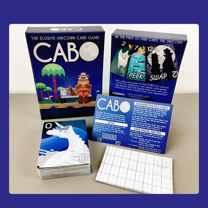 Cabo Card Game with Memory Mechanic