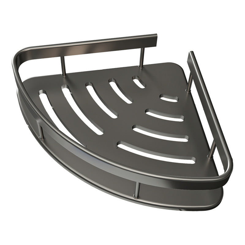 Bathroom corner basket made of aluminum
