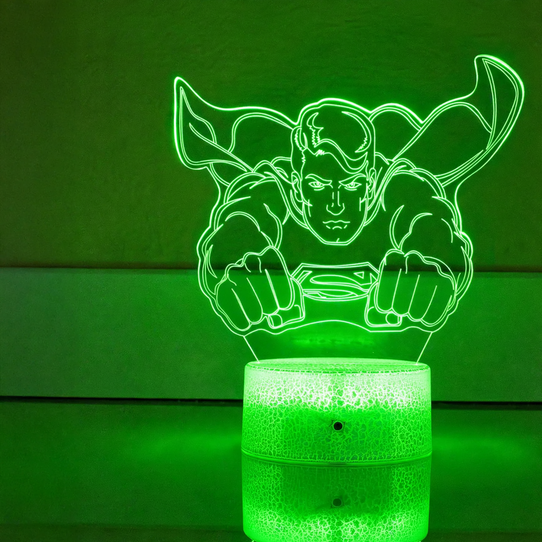 3D Night Light 7 Colors, Touch Switch and Remote Control