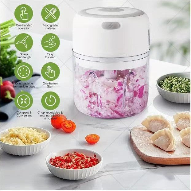 Portable Electric Chopper 100–250 ml