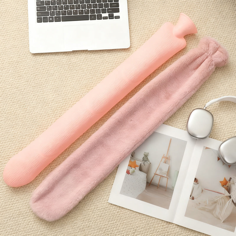 U-shaped hot water bottle for neck and shoulders