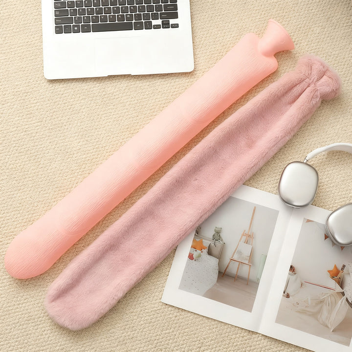 U-shaped hot water bottle for neck and shoulders