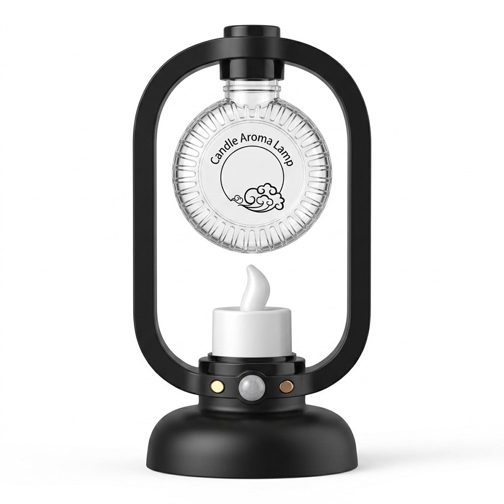 Automatic room fragrance diffuser with mist formation
