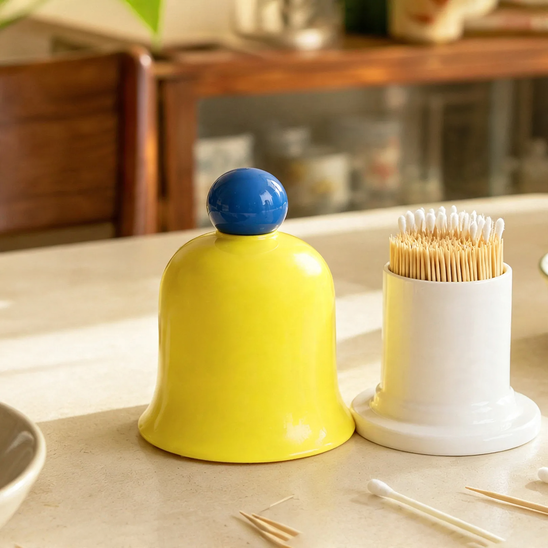 Toothpick box with bell, ABS plastic