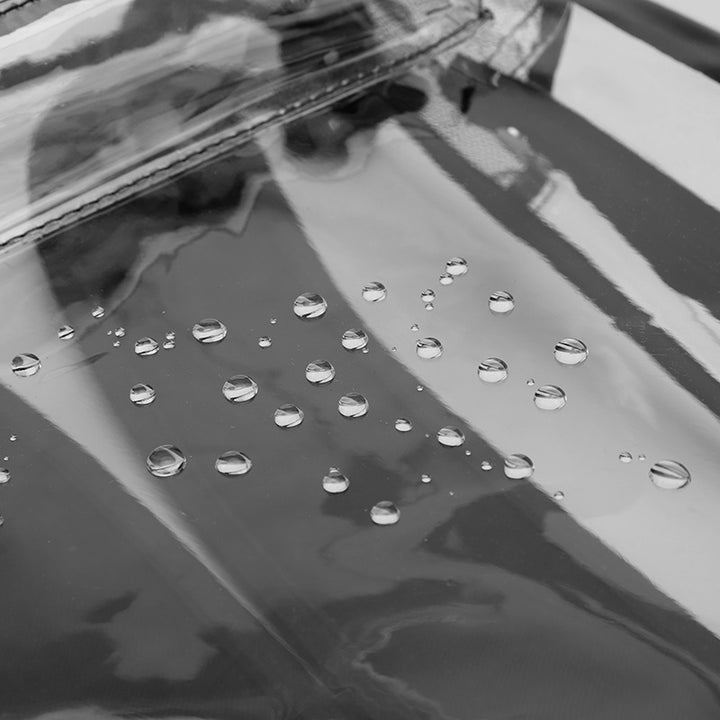 Transparent PVC backpack, waterproof
