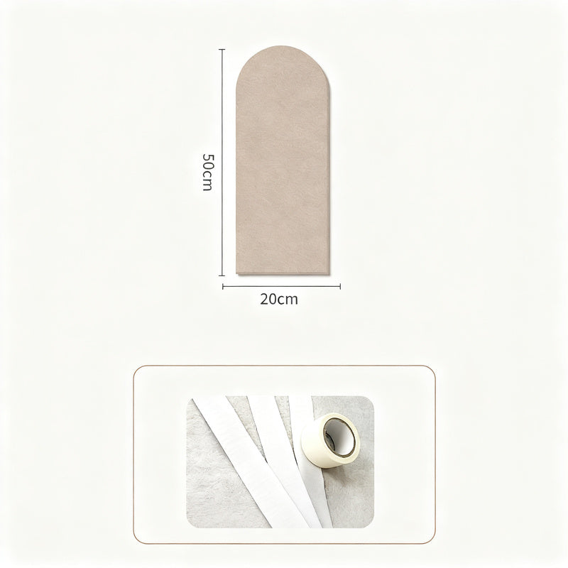 Foam wall panels with arch design, protective padding