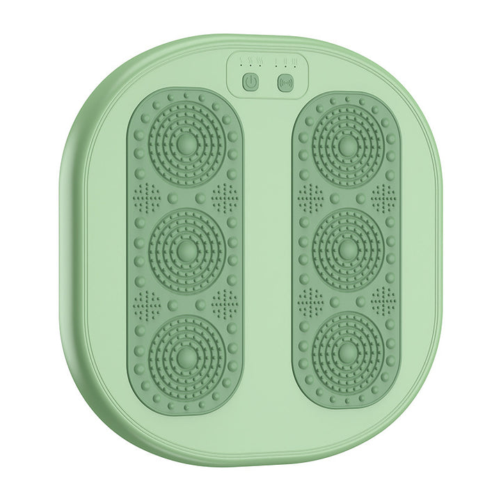 Electric foot warming mat with massage