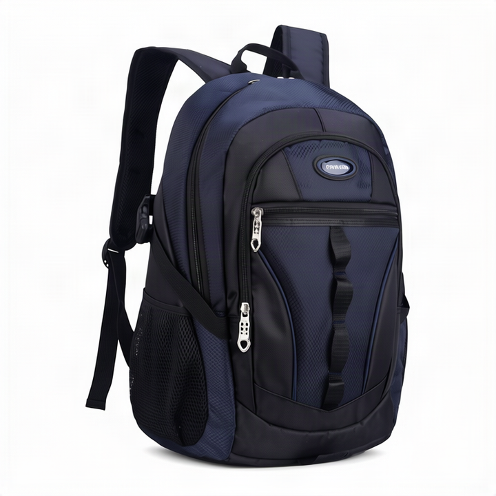 Student backpack, Polyester, Striped pattern