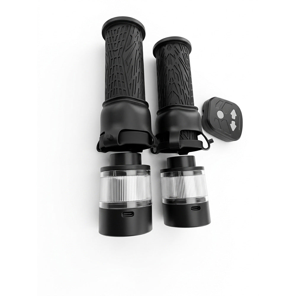LED handlebar light with remote control for e-scooter