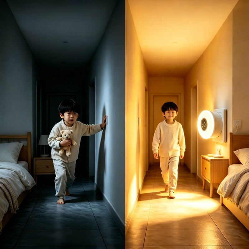 Motion Sensor Night Light, LED, Plug-in